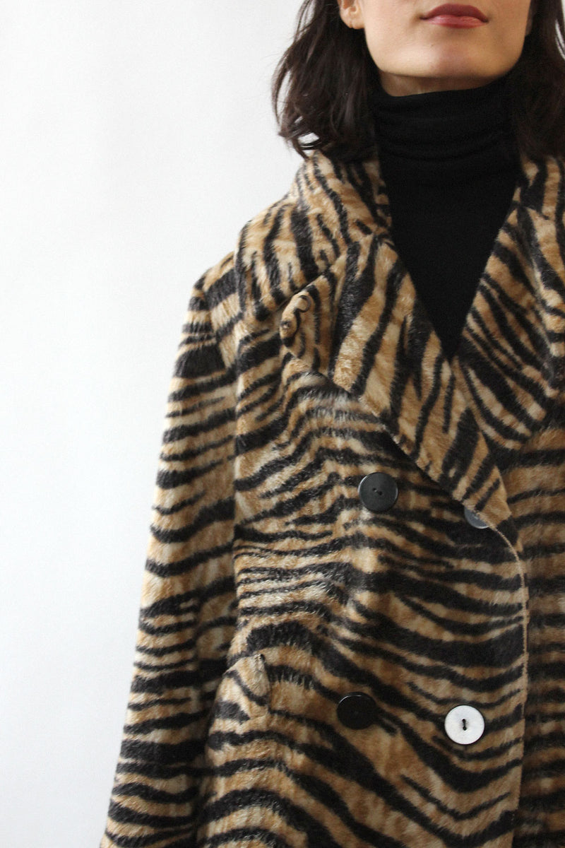 Tiger deals print coat