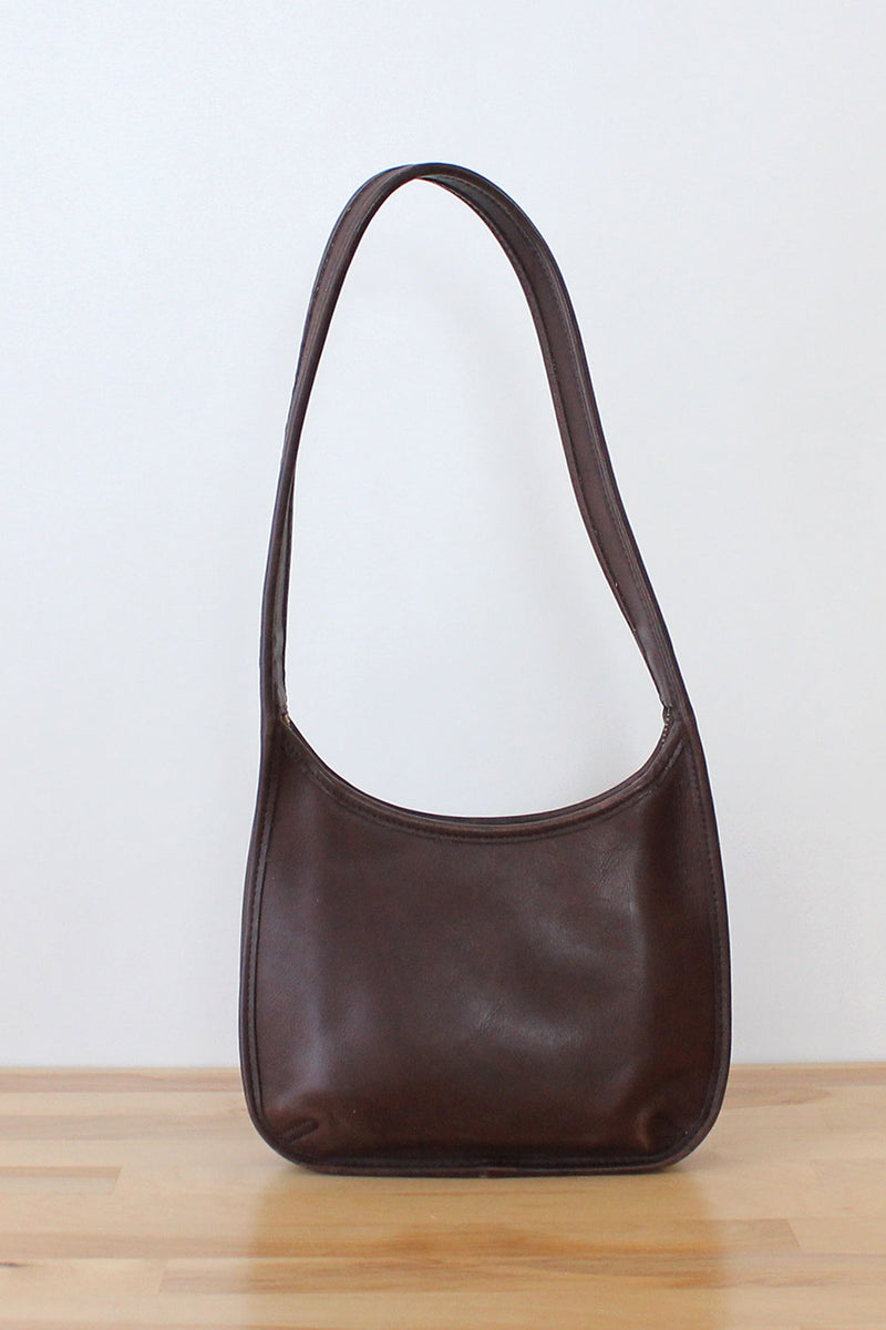 Chocolate Coach Shoulder Bag – OMNIA