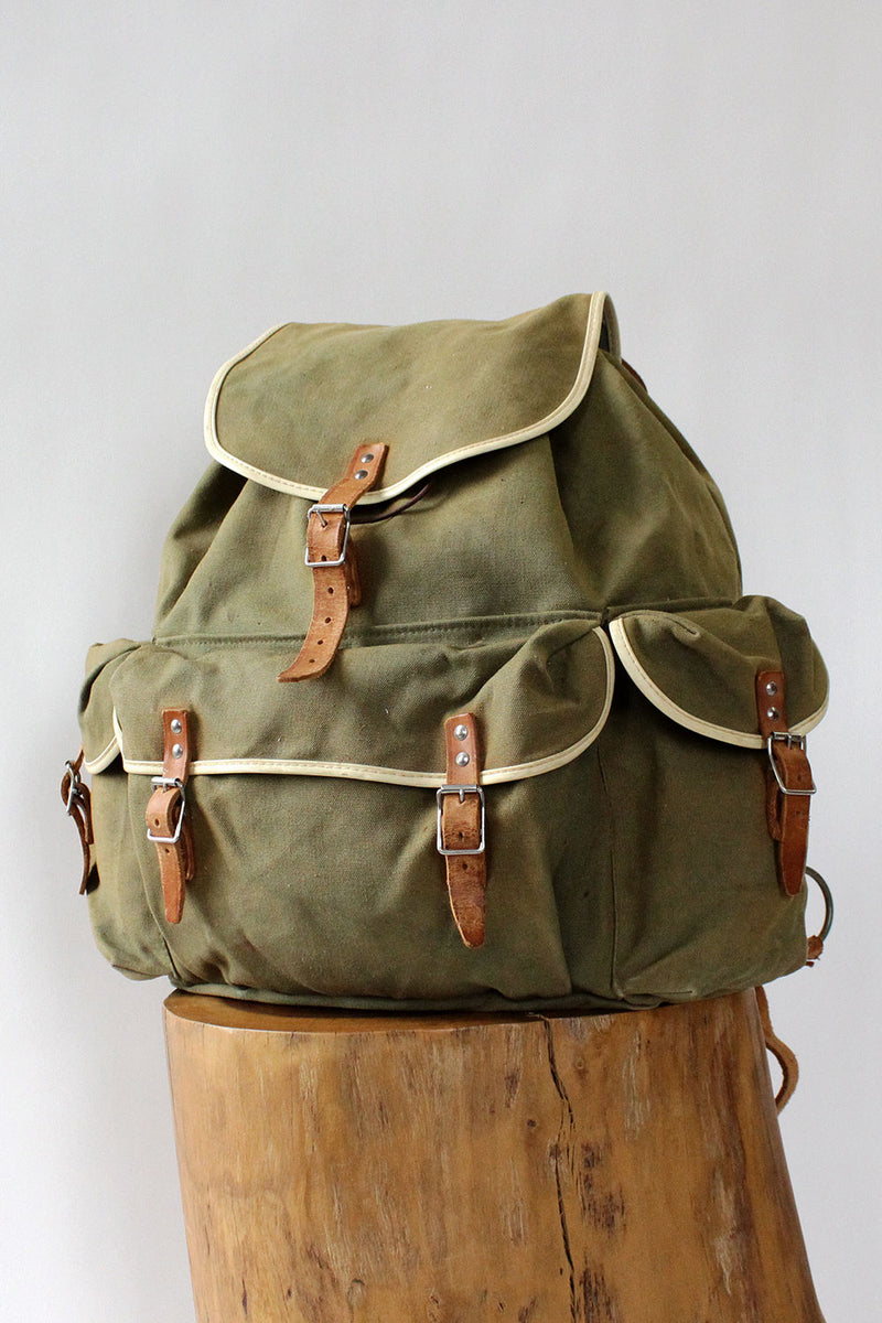 antique backpack hiking Scout Hiking Backpack
