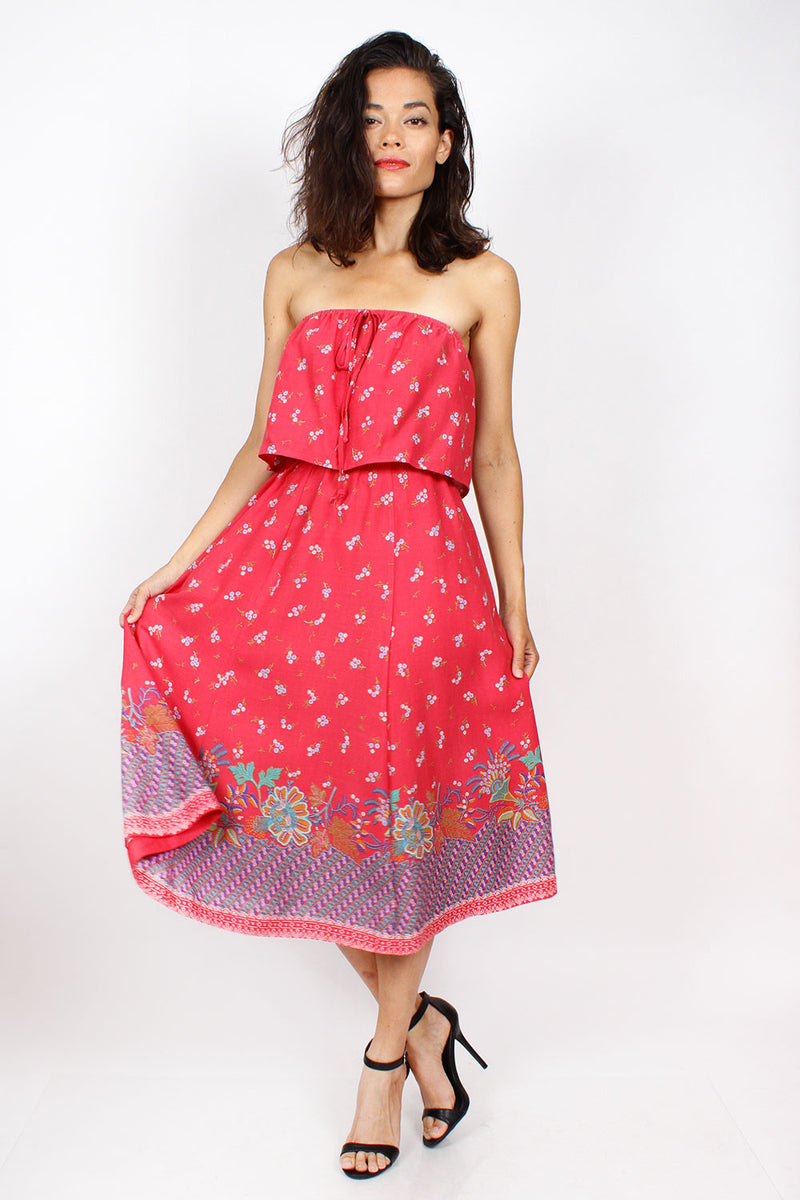 Robbie Bee Peasant Dress S/M OMNIA Robbie Bee Peasant Dress S/M OMNIA