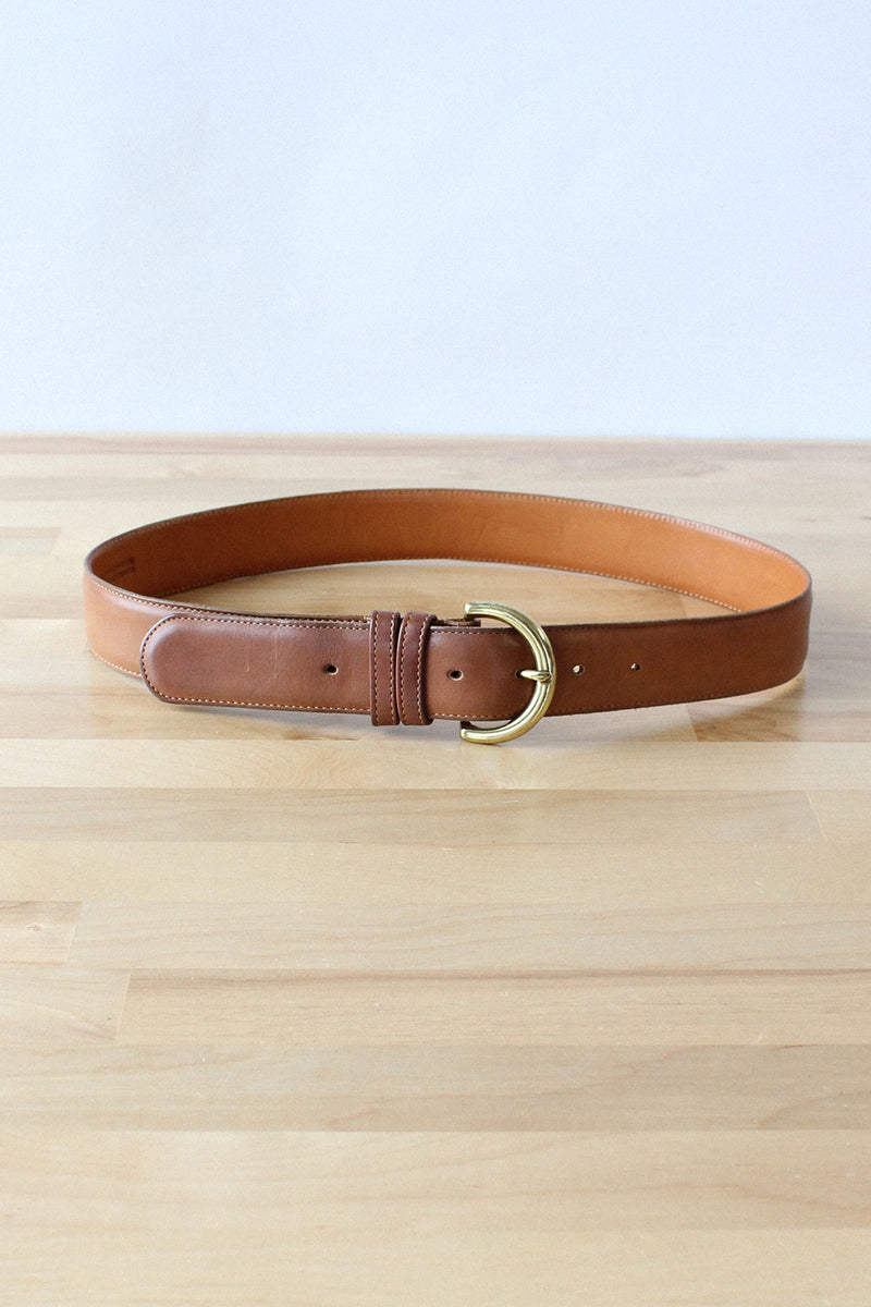 Coach British Tan Leather Belt – OMNIA display picture 1
