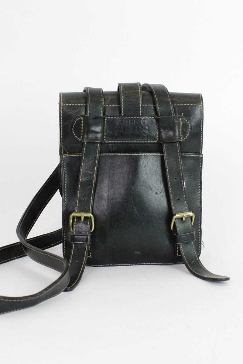 convertible mini backpack leather Mini Convertible Leather Backpack – OMNIA