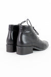 Black Lace Up Ankle Boots 7.5
