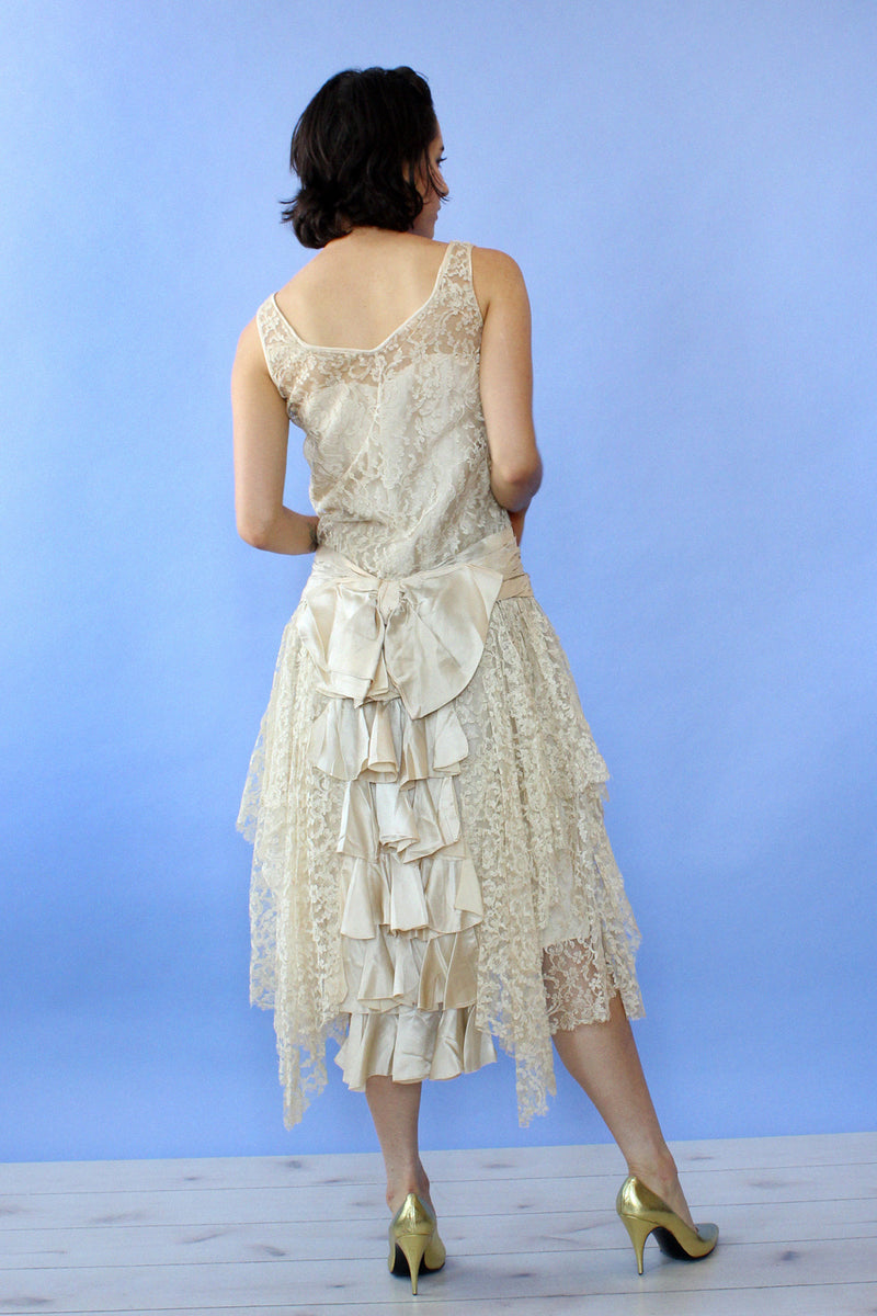 1920s Juliette Lace Dress XS OMNIA 1920s Juliette Lace Dress XS OMNIA