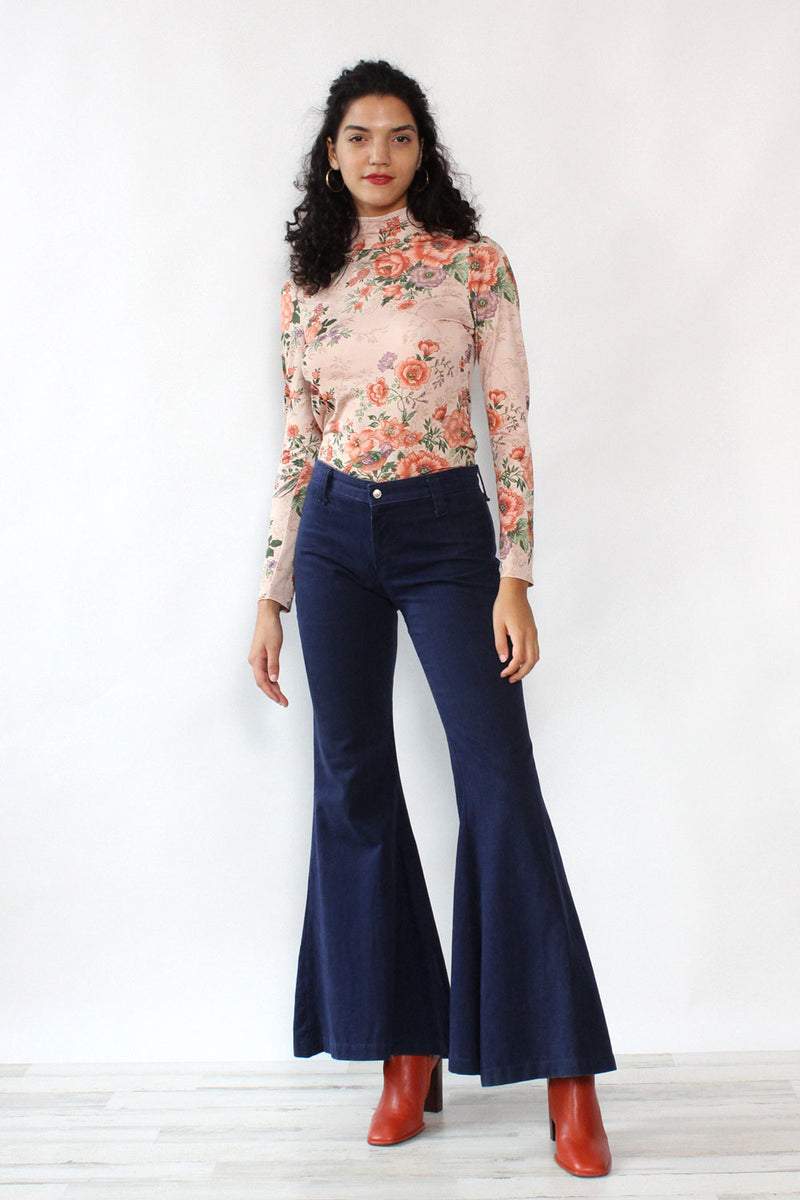 Elephant Bell Bottom Jeans Style 90s Bell Bottoms Blue Elephant