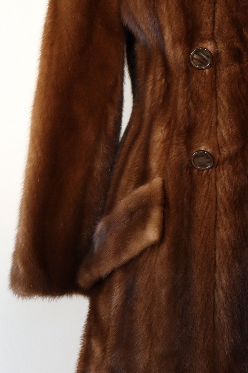 Mink peacoat sales