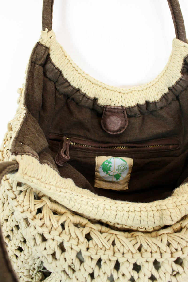 Lucky Brand Crochet Hobo