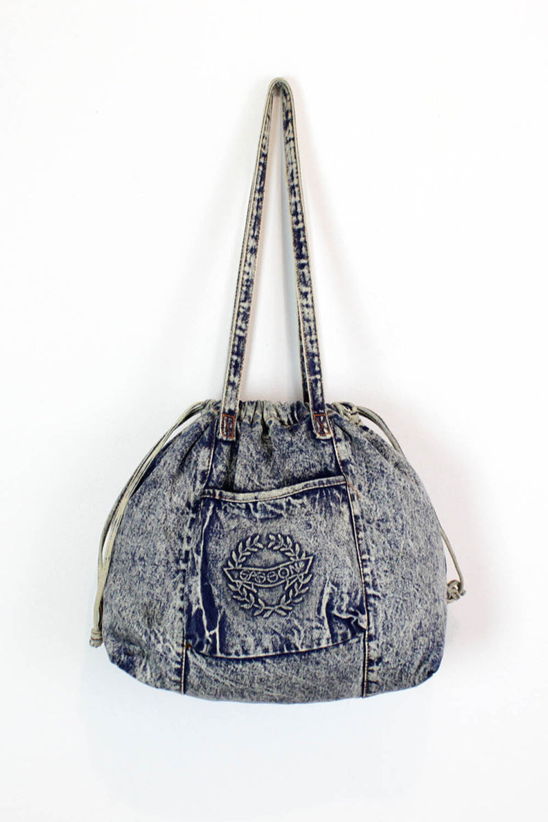Vintage Sasson Stonewash Bucket Bag – OMNIA