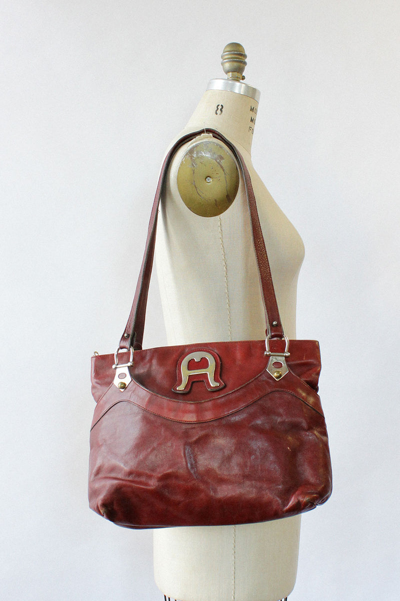 Aigner Cordovan Leather Purse Aigner Cordovan Leather Purse
