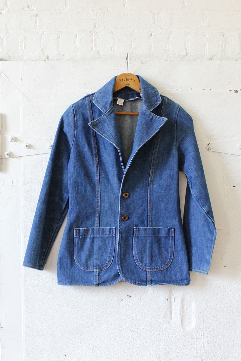 Wrangler 70s Denim Blazer S – OMNIA