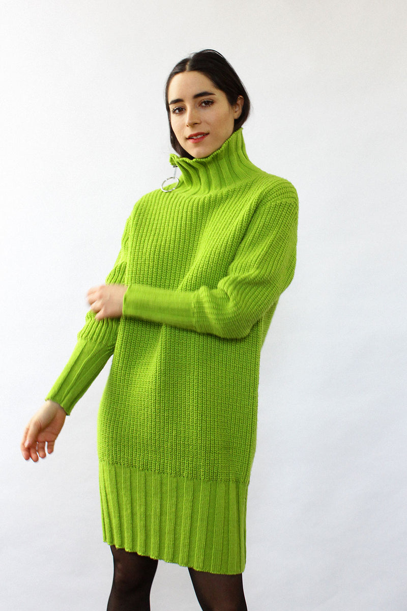 Betsey Johnson Punk Label Zip Sweaterdress XS-M OMNIA Betsey Johnson Punk Label Zip Sweaterdress XS-M OMNIA