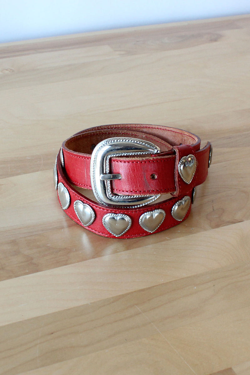 Cupid's Silver Heart Belt