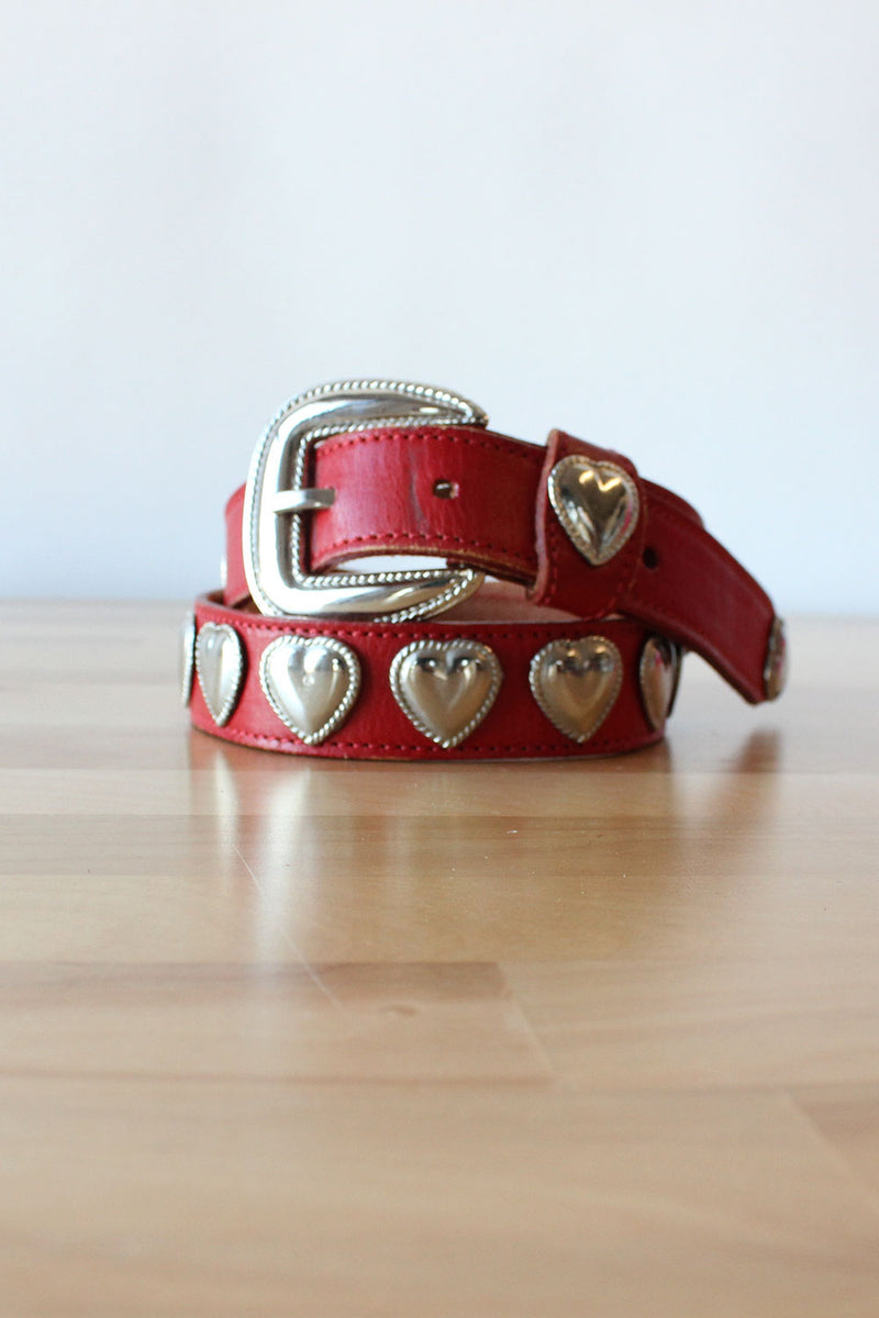Cupid's Silver Heart Belt