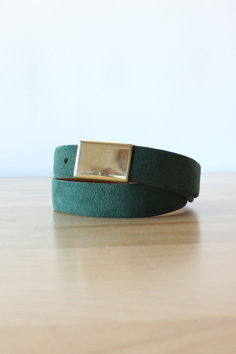 Halston Ivy Ultrasuede Belt OMNIA
