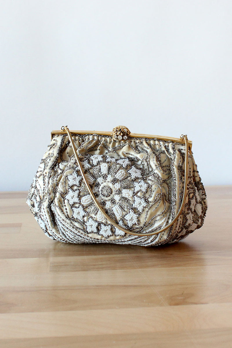 Snake Chain Beaded Purse – OMNIA