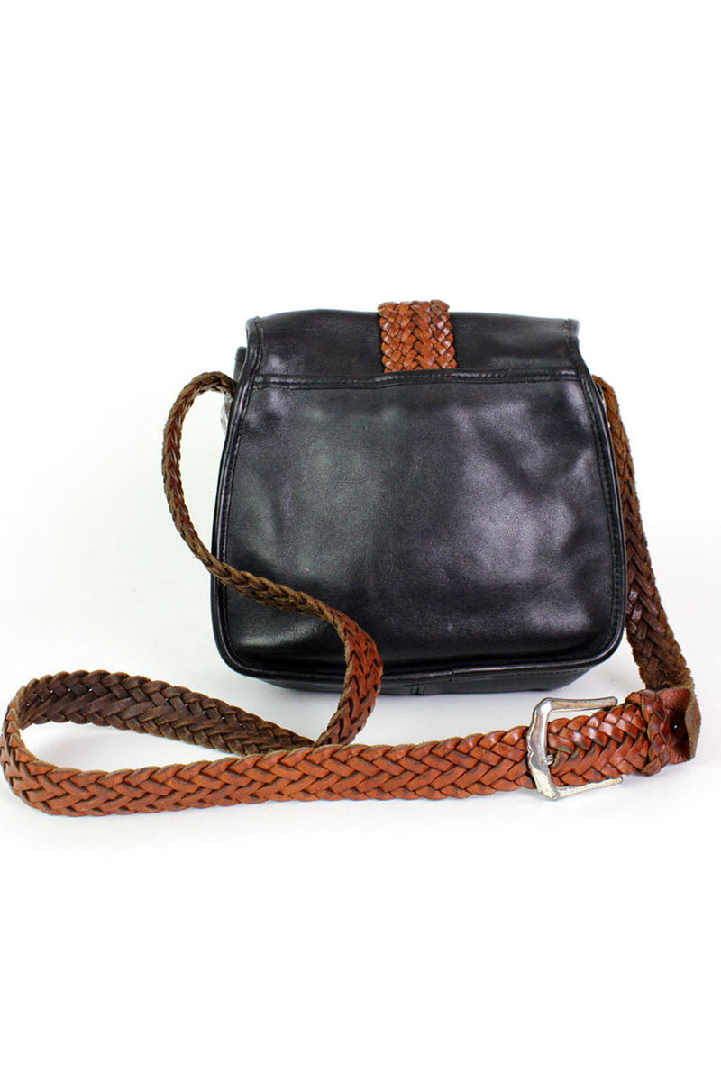 Vintage Brighton Braided Leather Bag – OMNIA