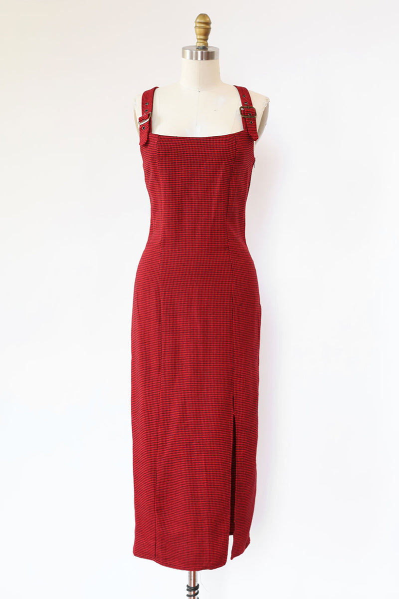 Houndstooth Jumper Dress XS/S OMNIA Houndstooth Jumper Dress XS/S OMNIA