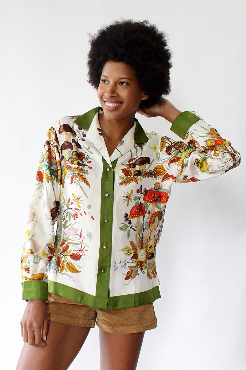 Gucci Accornero Silk Blouse S/M