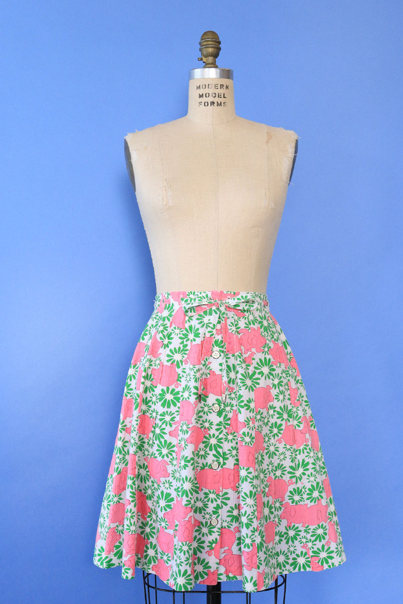 Sweet Pigs Pop Print Skirt XS/S