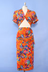 Under The Sea Silk Skirt M