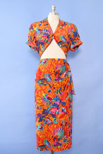 Under The Sea Silk Skirt M