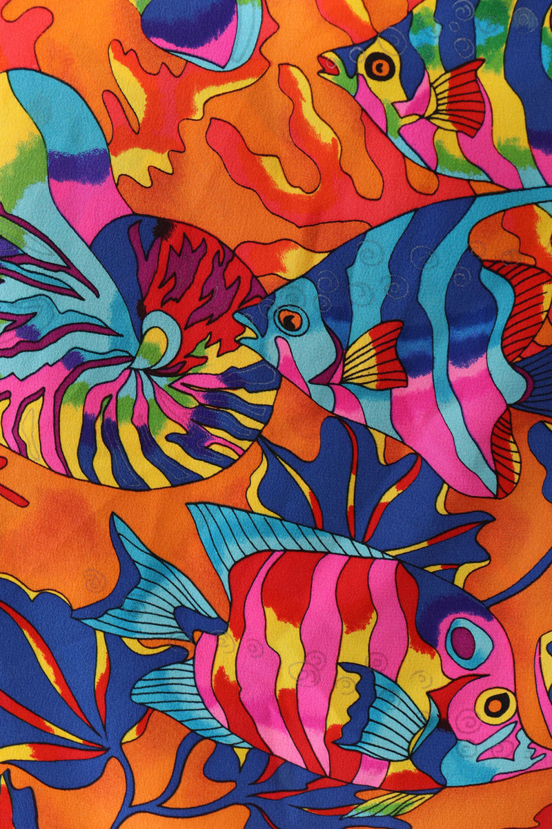 Under The Sea Silk Top S/M