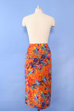 Under The Sea Silk Skirt M
