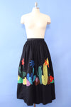 Cacti Applique Full Skirt M/L