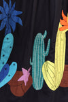 Cacti Applique Full Skirt M/L