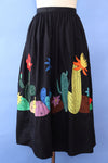 Cacti Applique Full Skirt M/L