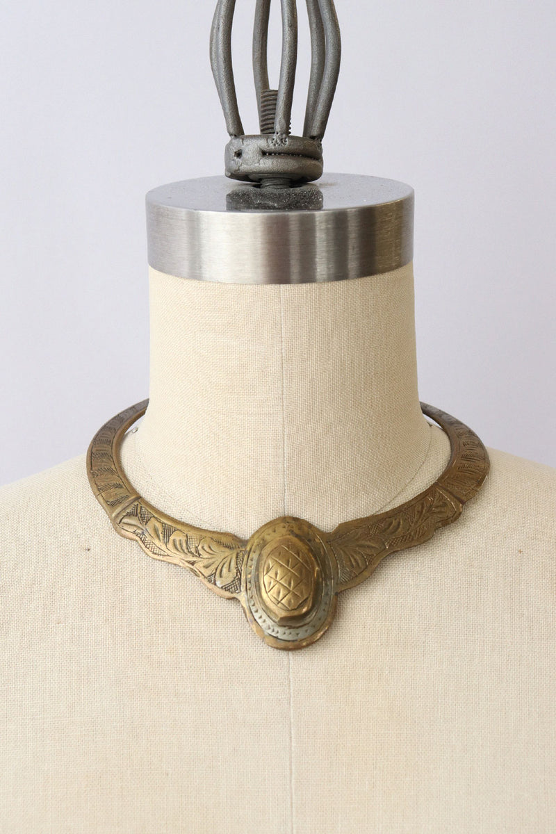 Goddess Brass Collar