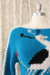 Electric Blue Heron Sweater S-L