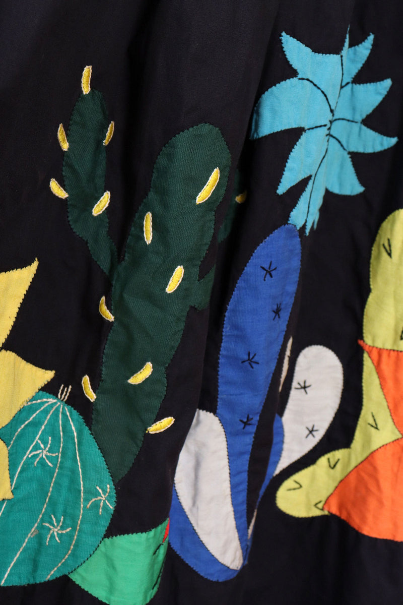 Cacti Applique Full Skirt M/L