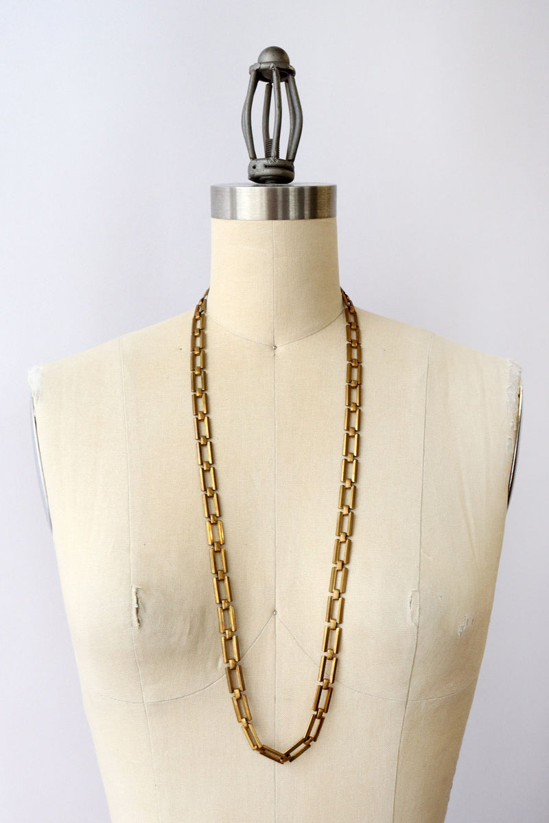 Rectangular Brass Chain