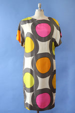 Helen Berg Graphic Silk Shift S