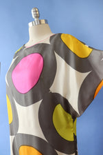 Helen Berg Graphic Silk Shift S