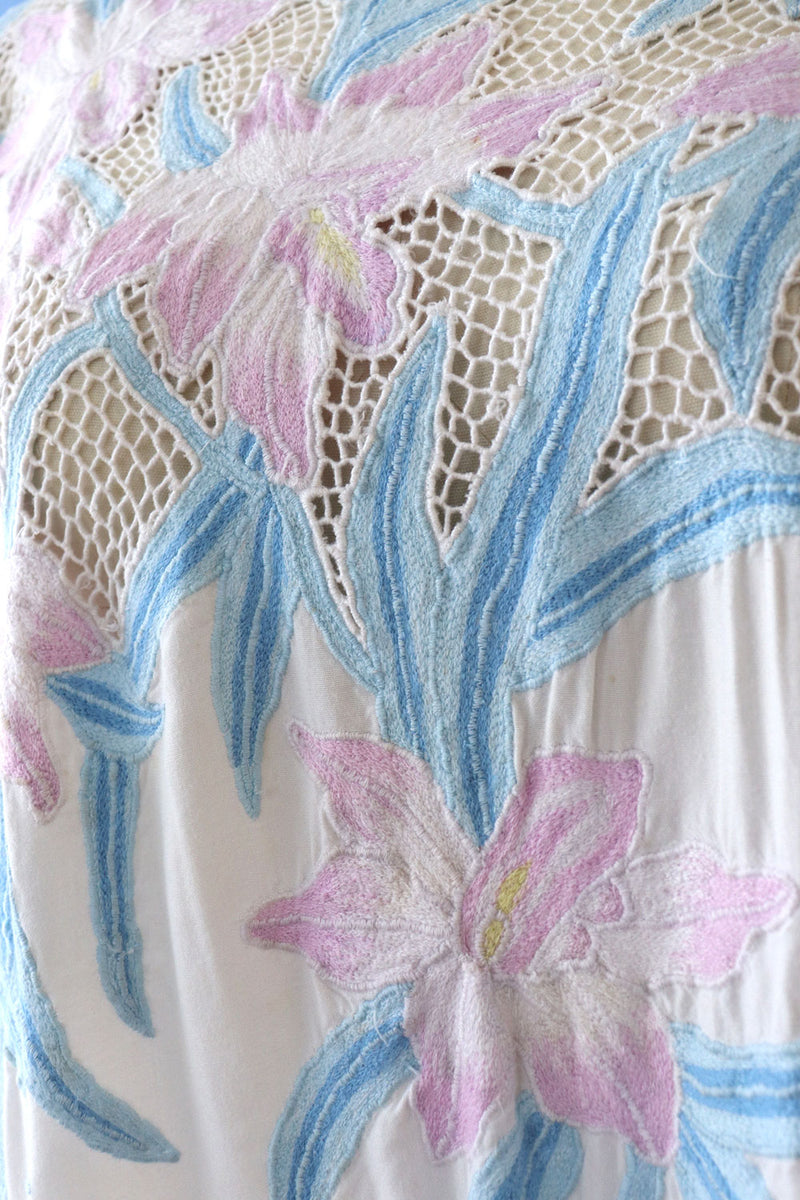 Bali Lace Summer Gypsy Dress M/L