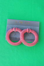 Slinky Coil Hoop Earrings