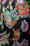 Baroque Printed Slip Dress S/M