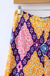 Flowery Wide Leg Jersey Pants S/M
