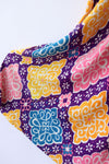 Flowery Wide Leg Jersey Pants S/M