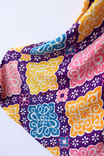 Flowery Wide Leg Jersey Pants S/M