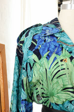 Lurking Tiger Silk Shirtdress M-M/L