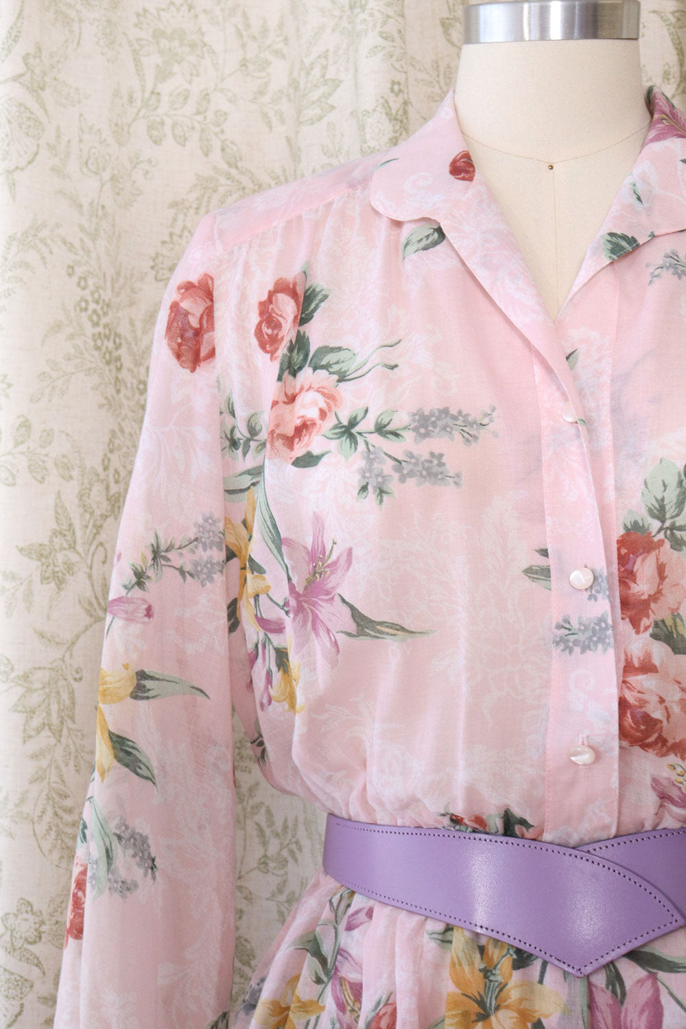 Primrose Sheer Floral Dress M/L