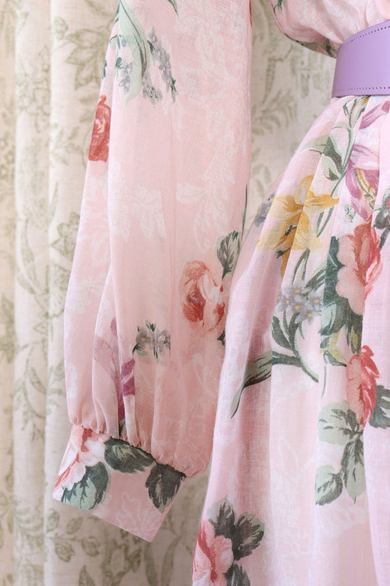 Primrose Sheer Floral Dress M/L