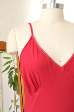 Raspberry Crepe Slipdress S/M