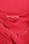 Raspberry Crepe Slipdress S/M