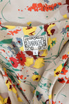 Baraschi Silk Floral Tie Dress L