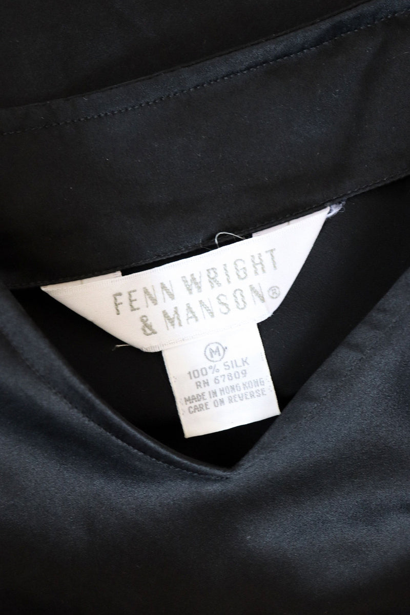 Perfect Black Silk Cami S/M