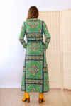 Psych Paisley Quilted House Dress S-S/M